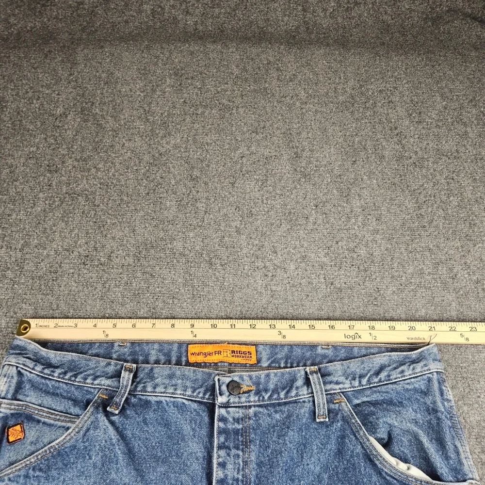 Wrangler Riggs Workwear FR Flame Resistant Carpenter Jeans Blue 42x36‎ FR3W020